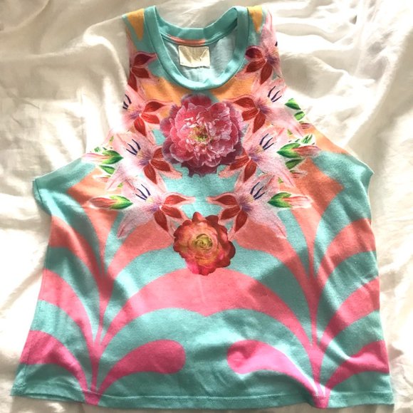 wkshp colourful floral tank top - Picture 2 of 6